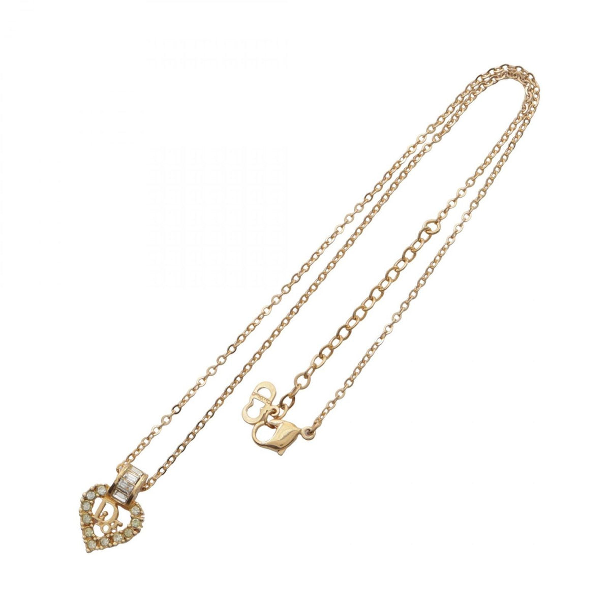 Dior Necklace Heart Logo — view 3