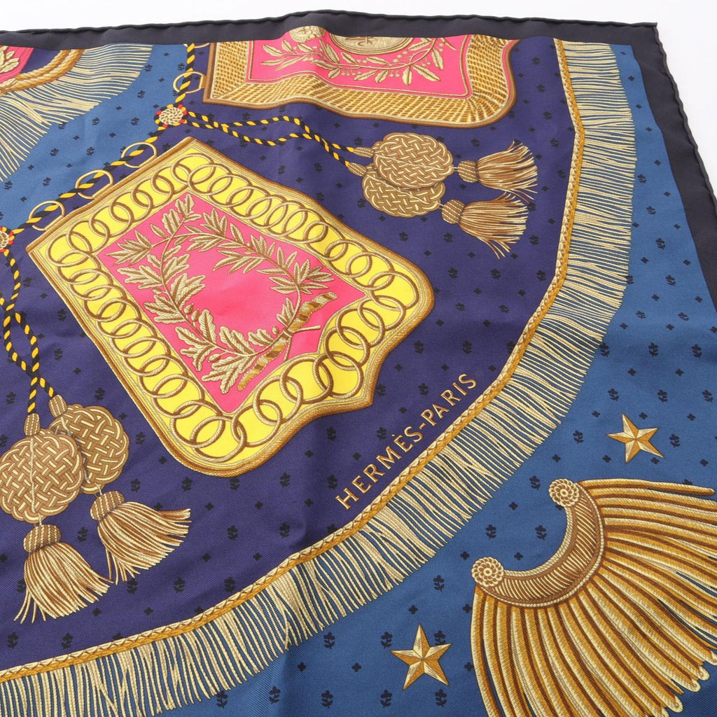 Hermes Scarf Petit Carre 45 Poste Et Cavalerie Silk — view 4
