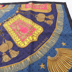 Hermes Scarf Petit Carre 45 Poste Et Cavalerie Silk — view 4