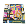 Hermes Scarf Petit Carre 45 Parade en Fanfare Silk