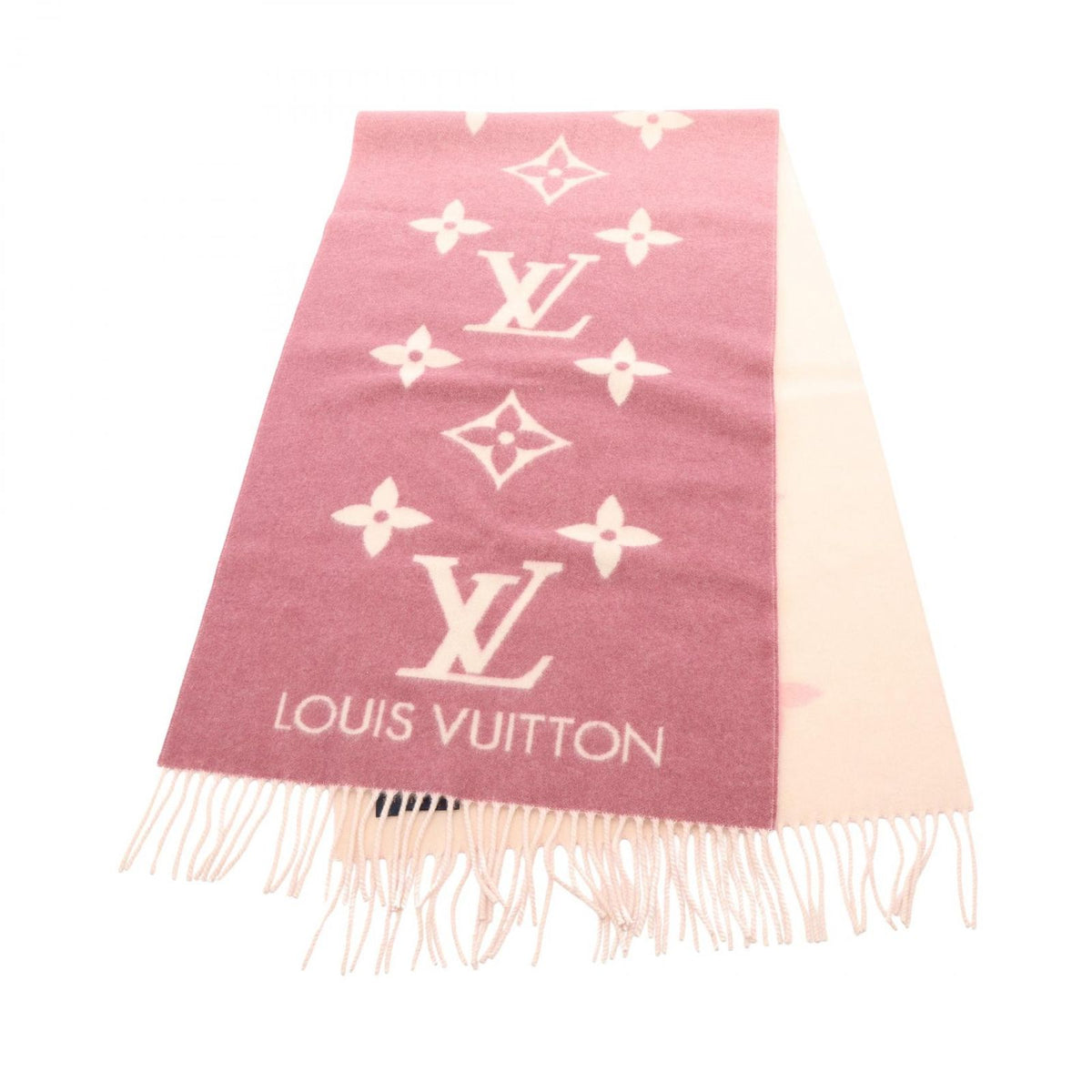 Louis Vuitton Scarf Reykjavik Gradient Monogram Purple Mufflers