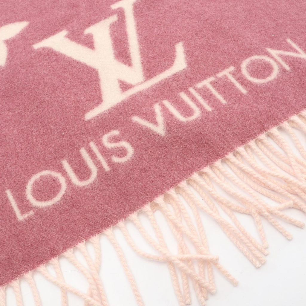 Louis Vuitton Scarf Reykjavik Gradient Monogram Purple Mufflers — view 5