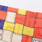 Hermes Scarf Twilly Bolduc Au Carre Ribbon Orange Silk — view 8