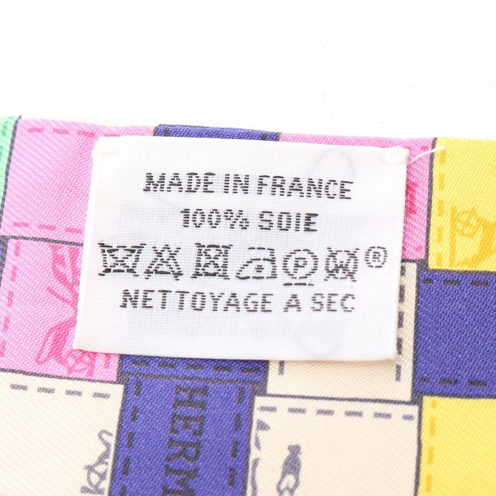 Hermes Scarf Twilly Bolduc Au Carre Ribbon Orange Silk — view 5