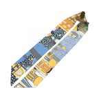 Hermes Scarf Twilly Animapolis Ribbon Blue Yellow Silk — view 3