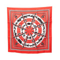 Hermes Scarf Carre 55 Paris Qui Roule Silk