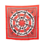 Hermes Scarf Carre 55 Paris Qui Roule Silk