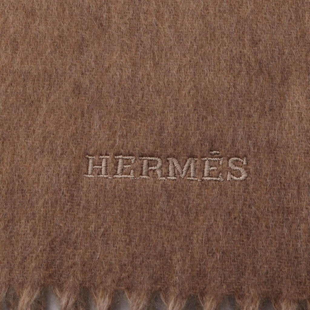 Hermes Scarf Recto Verso Beige — view 3