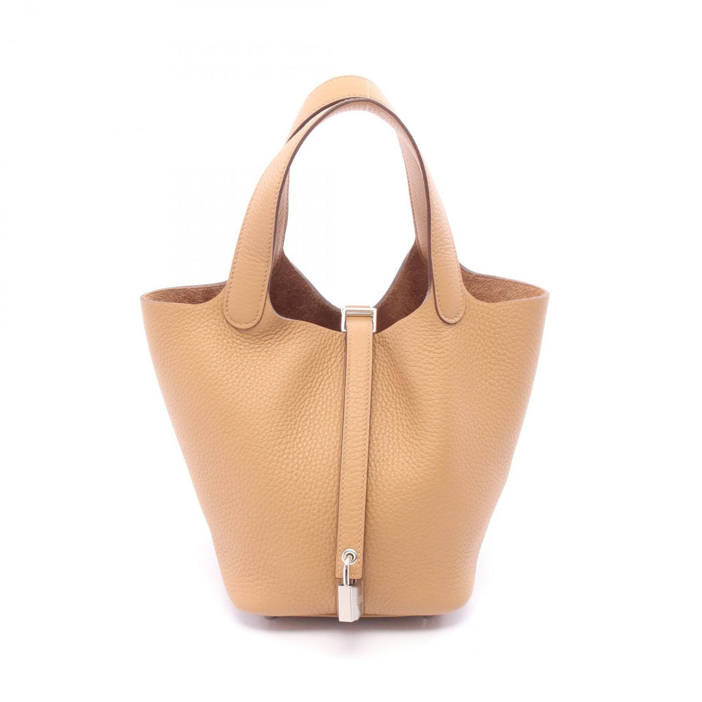 Hermes Handbag Picotin Lock PM Biscuit Leather