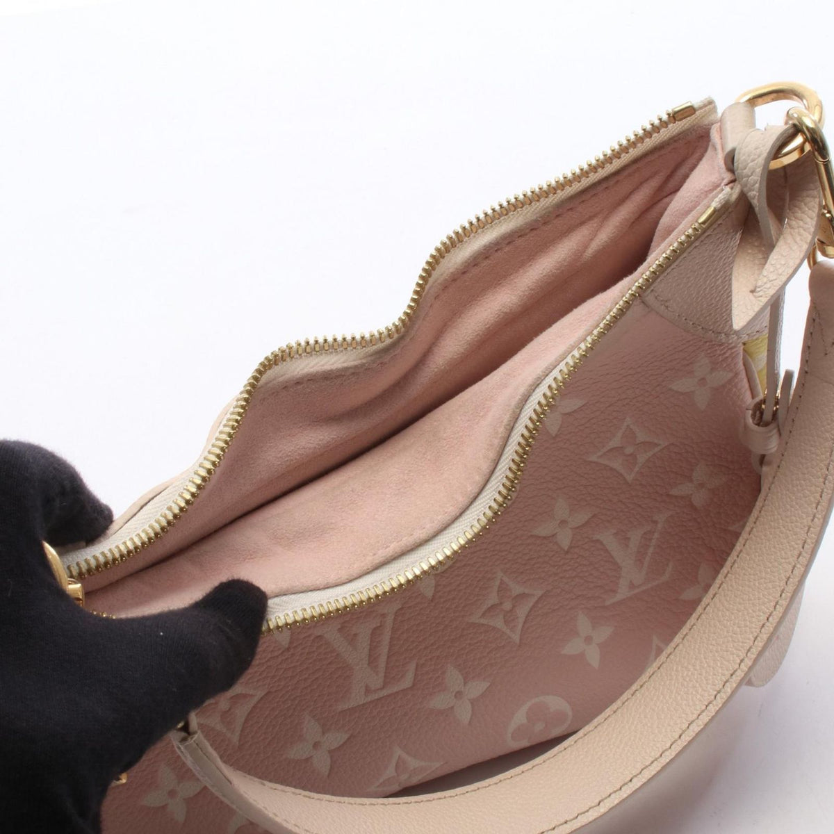 Louis Vuitton Handbag Bagatelle NM 2-Way Rose Beige Leather — view 6