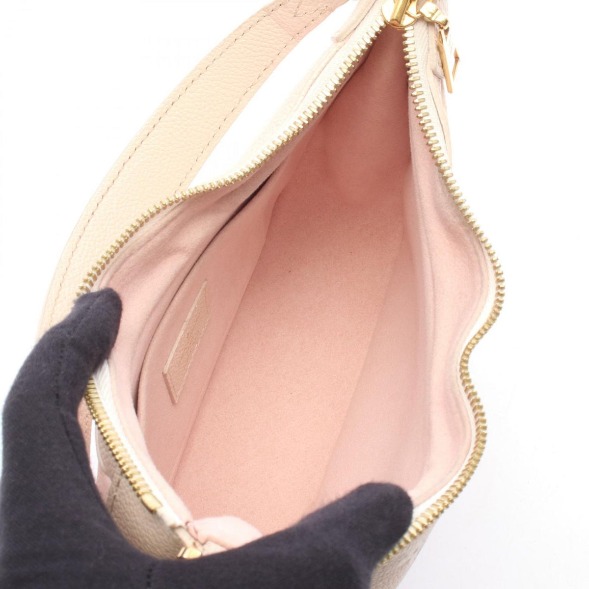 Louis Vuitton Handbag Bagatelle NM 2-Way Rose Beige Leather — view 3