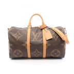 Louis Vuitton Boston Bag Keepall Bandouliere 50 Leather 50