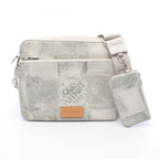 Louis Vuitton Shoulder Bag Trio Messenger Damier Salt Leather