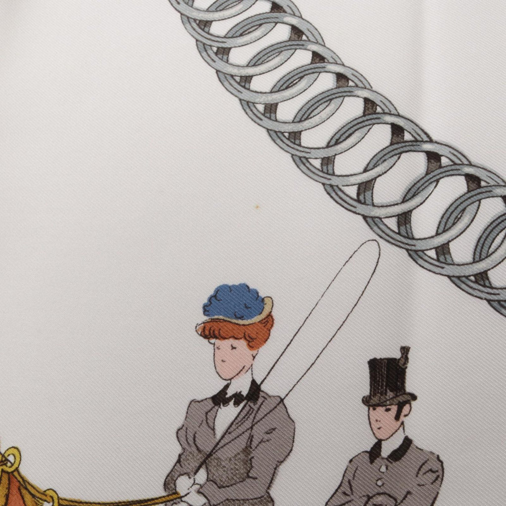 Hermes Scarf Carre 90 Equipages Silk — view 7