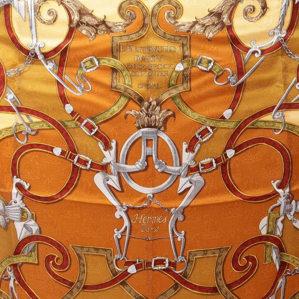 Hermes Scarf Carre 90 L'instruction du Roy Silk — view 6