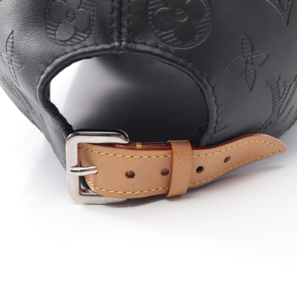 Louis Vuitton Cap Monogram Shadow Leather Cap Hat — view 7