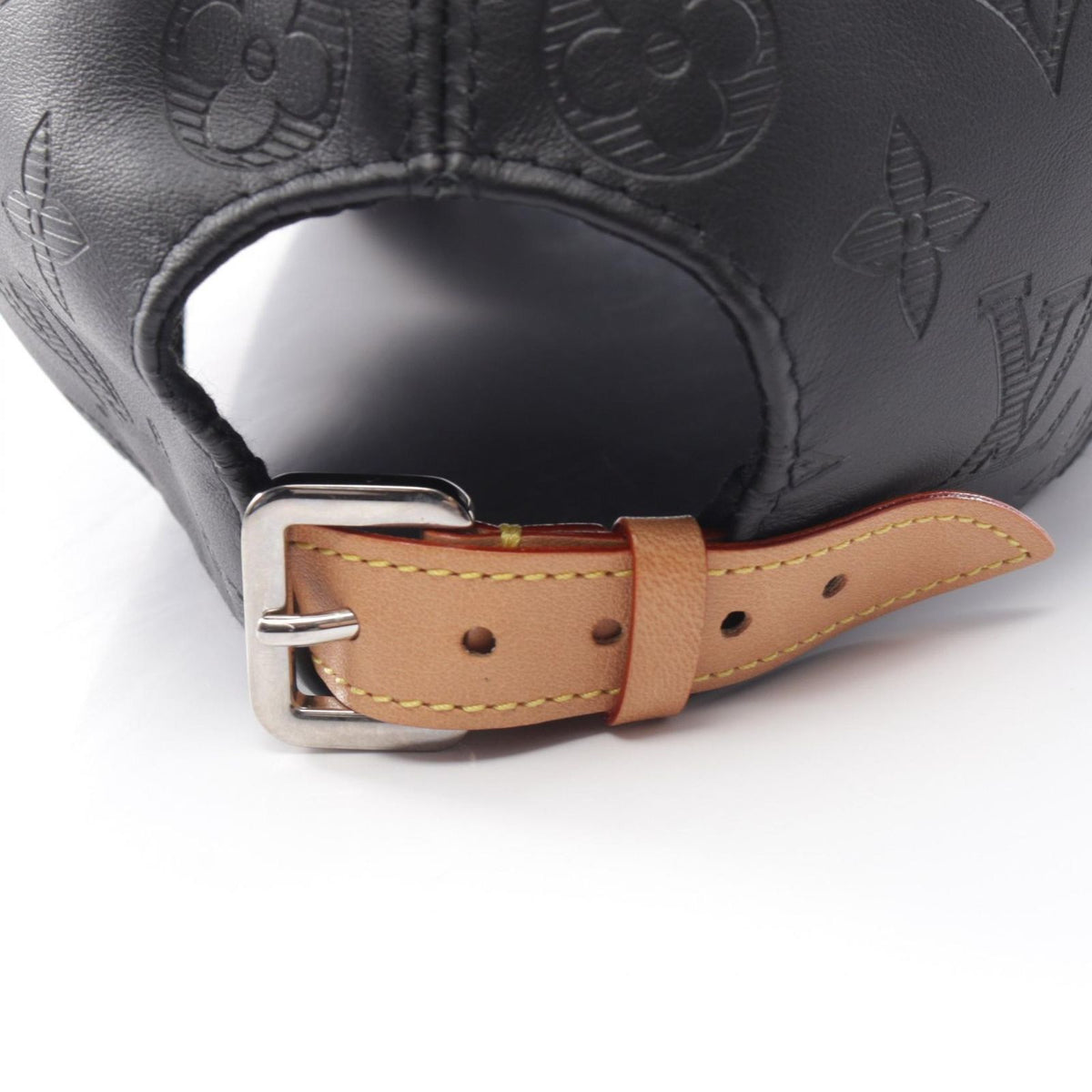 Louis Vuitton Cap Monogram Shadow Leather Cap Hat — view 7