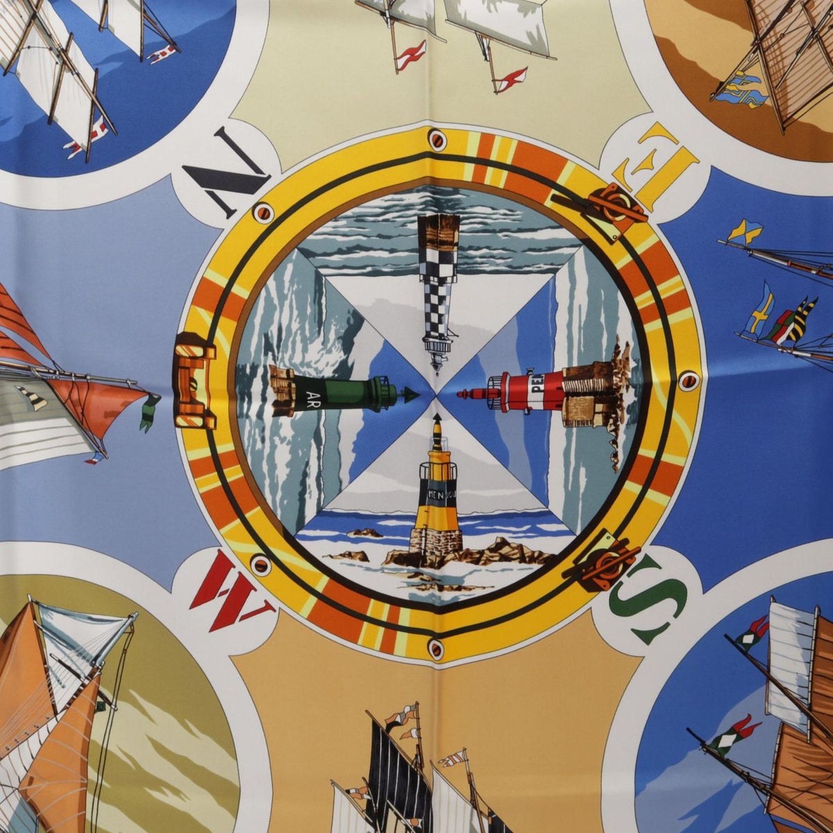 Hermes Scarf Carre 90 Belles Amures Silk — view 4