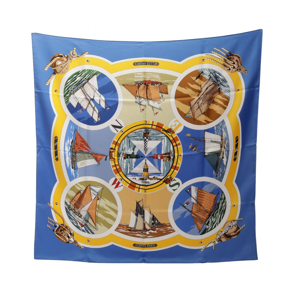 Hermes Scarf Carre 90 Belles Amures Silk