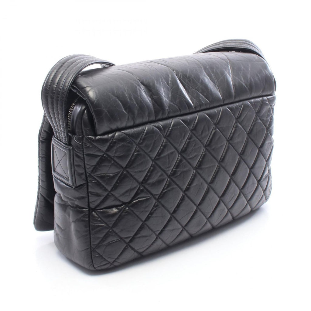 Chanel Shoulder Bag Coco Cocoon Black Calfskin Leather — view 2
