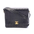 Chanel Shoulder Bag Mademoiselle Black Lambskin