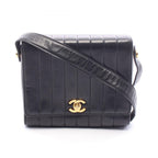 Chanel Shoulder Bag Mademoiselle Black Lambskin