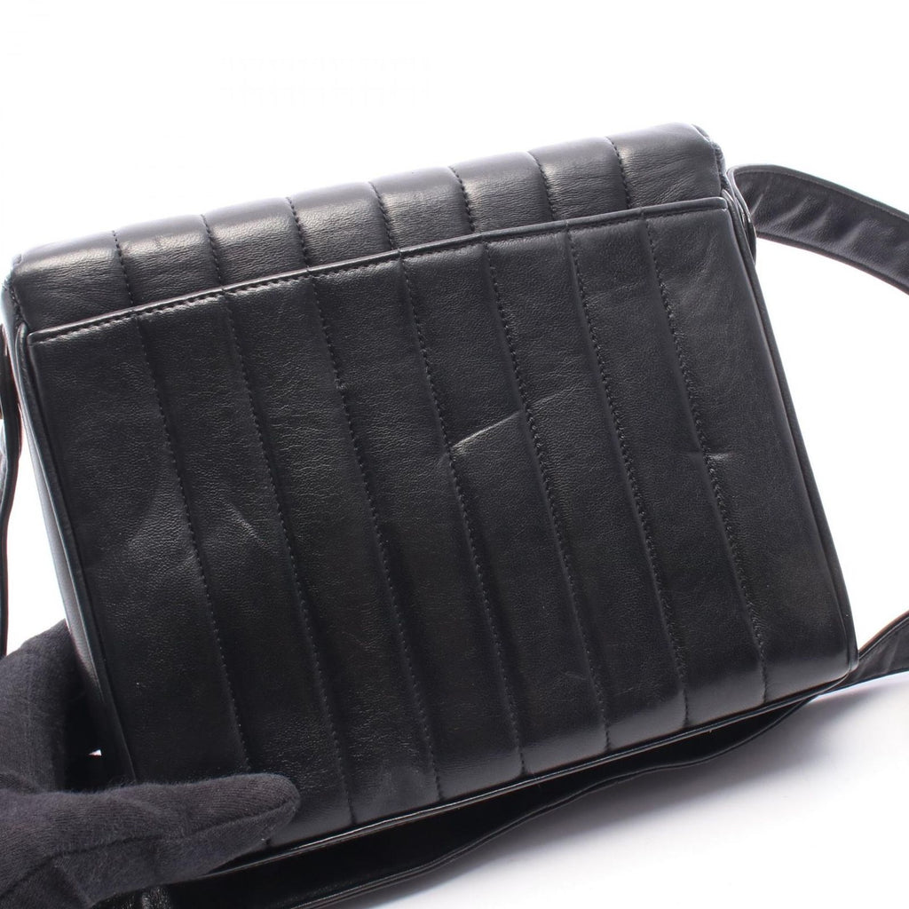 Chanel Shoulder Bag Mademoiselle Black Lambskin — view 7