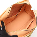 Loewe Handbag Amazona 28 Coral Pink Cream Mint Bull Leather — view 3