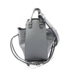 Loewe Handbag Hammock Drawstring Bag Mini 2-Way Gray Leather