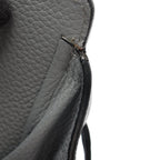 Loewe Handbag Hammock Drawstring Bag Mini 2-Way Gray Leather — view 6