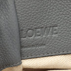 Loewe Handbag Hammock Drawstring Bag Mini 2-Way Gray Leather — view 4