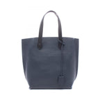Fendi Tote Bag All in Shopping Navy Black Leather