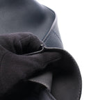 Fendi Tote Bag All in Shopping Navy Black Leather — view 6
