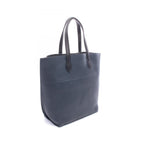 Fendi Tote Bag All in Shopping Navy Black Leather — view 2