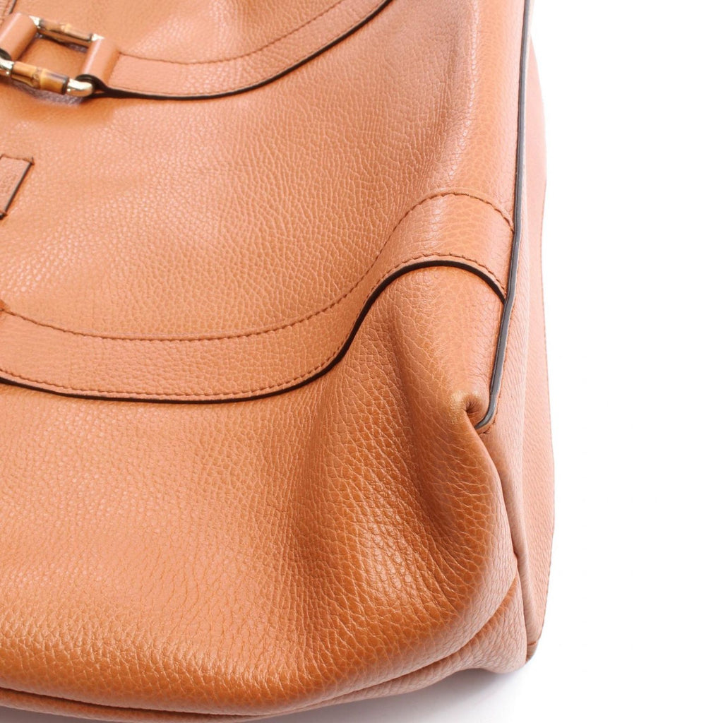 Gucci Tote Bag 2-Way Camel Leather — view 7