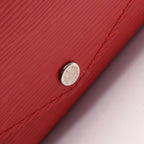 Louis Vuitton Bifold Wallet Portefeuille Sarah Coquelicot Leather — view 8
