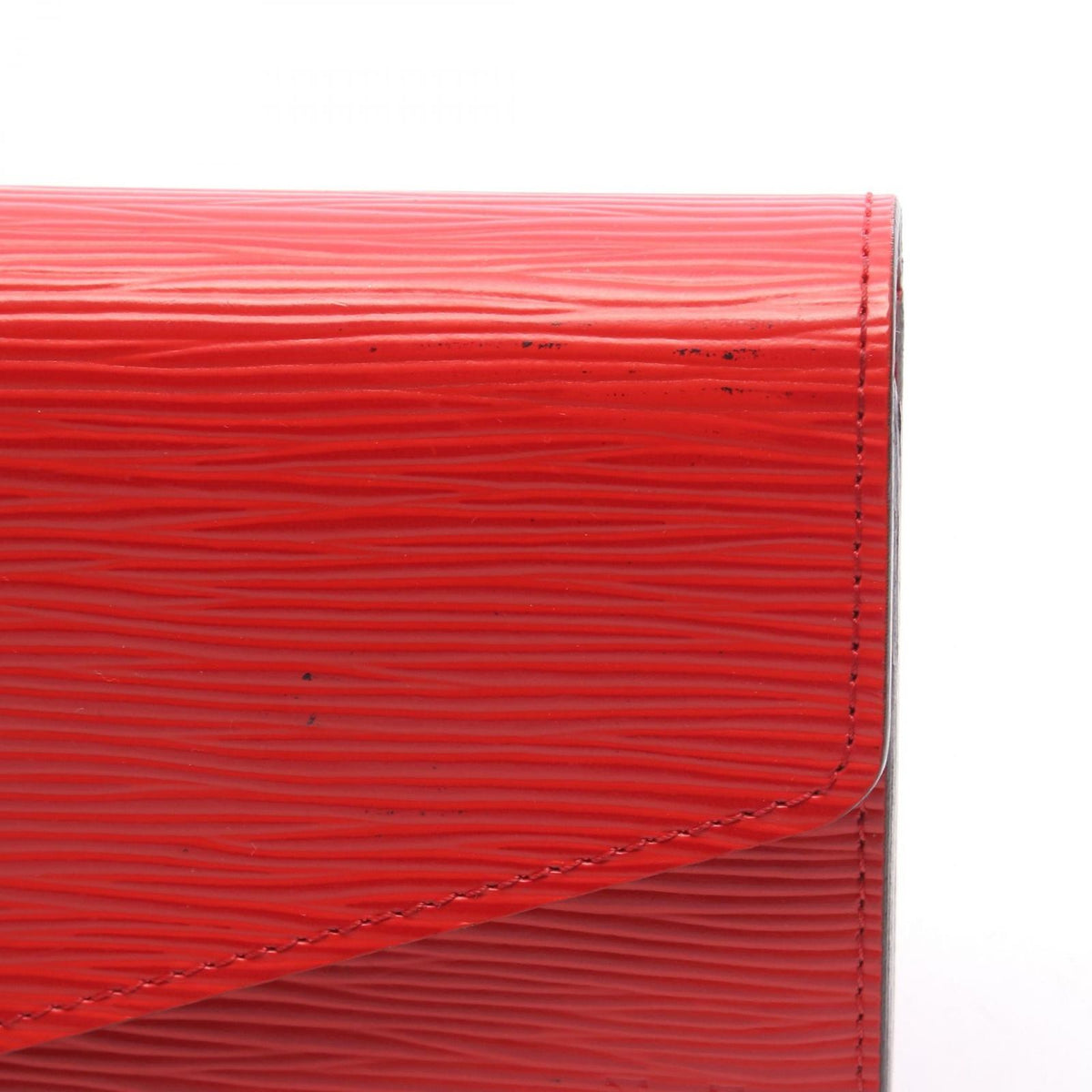 Louis Vuitton Bifold Wallet Portefeuille Sarah Coquelicot Leather — view 7