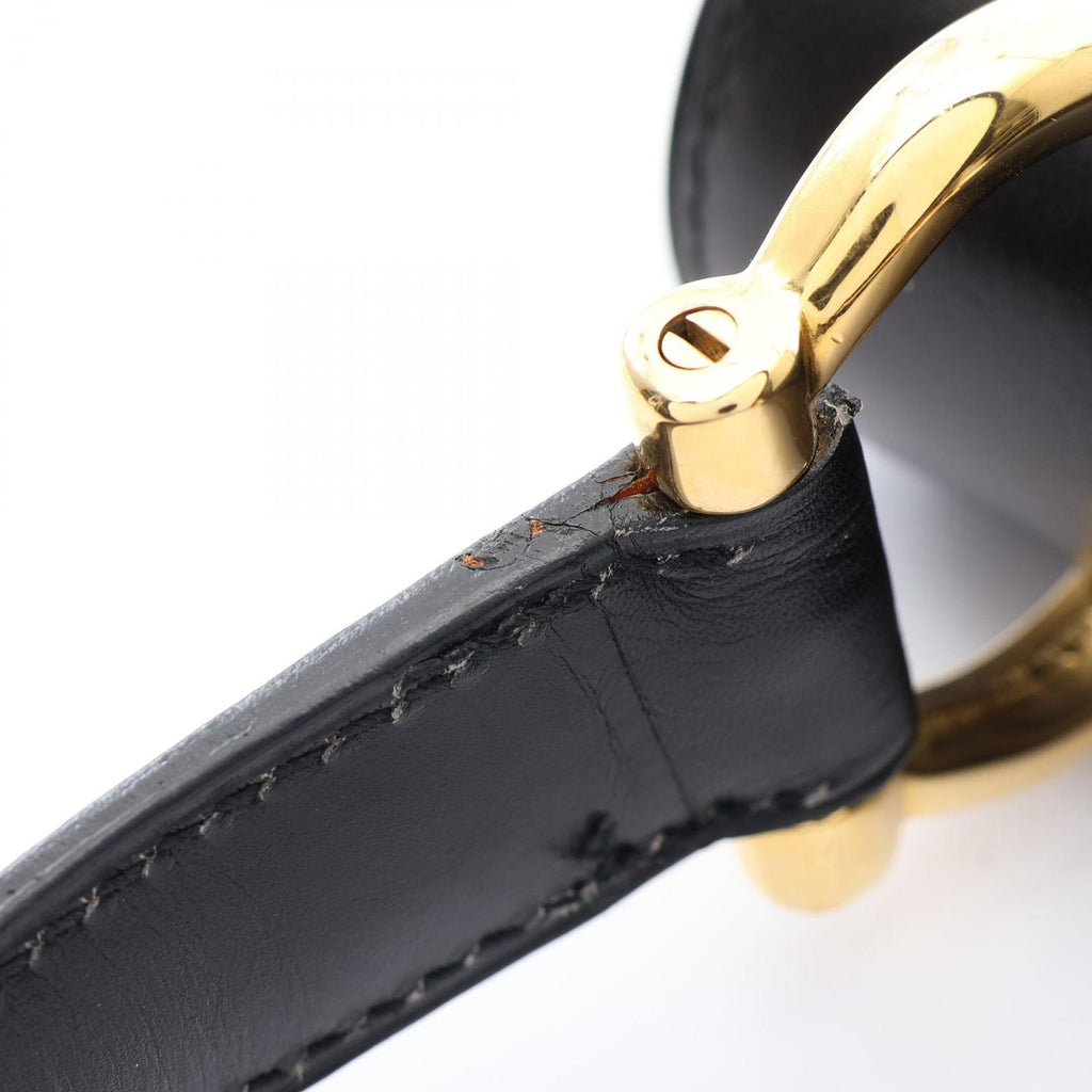 Celine Handbag Black Leather Gancini — view 8