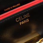 Celine Handbag Black Leather Gancini — view 4