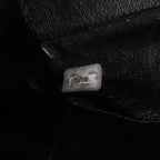 Chanel Tote Bag Quilted Plastic Black Tortoiseshell Lambskin Chain — view 5