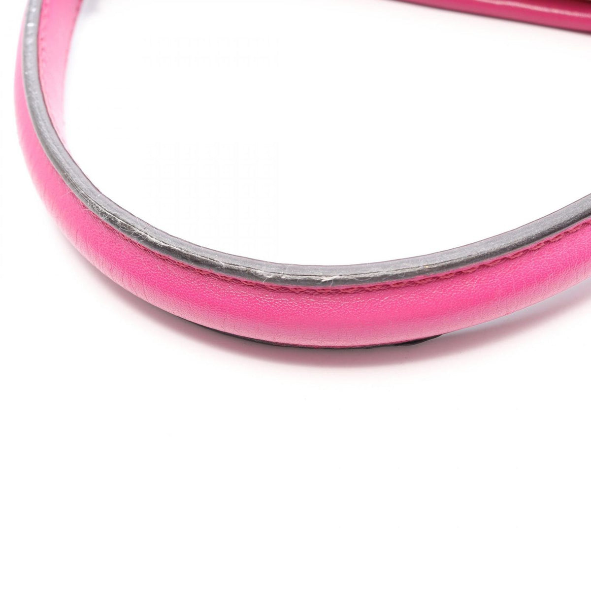 Fendi Handbag Peekaboo Regular Magenta Leather — view 7