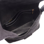 Chanel Shoulder Bag Quilted Black Suede — view 3