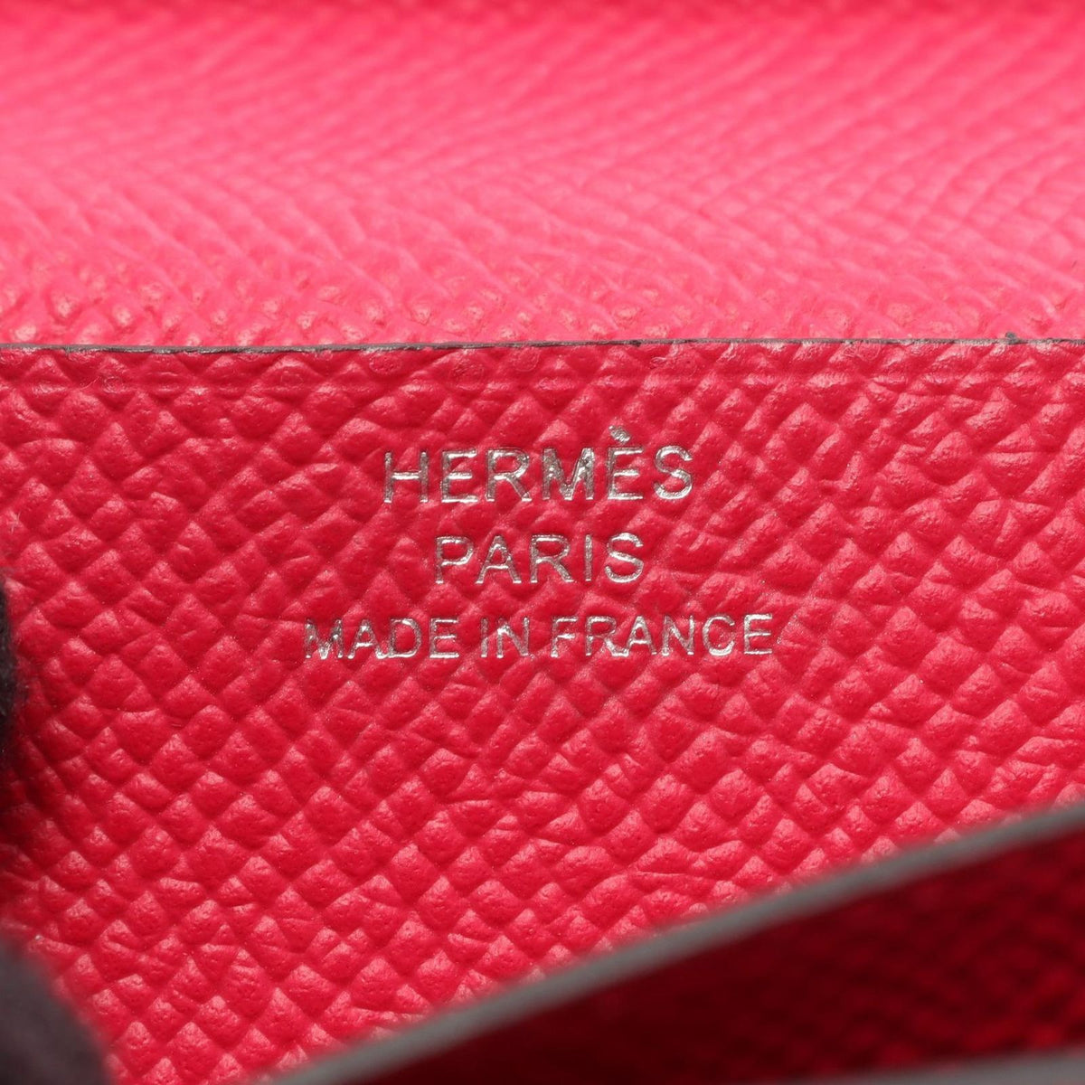 Hermes Bifold Wallet Bearn Soufflet Framboise — view 5