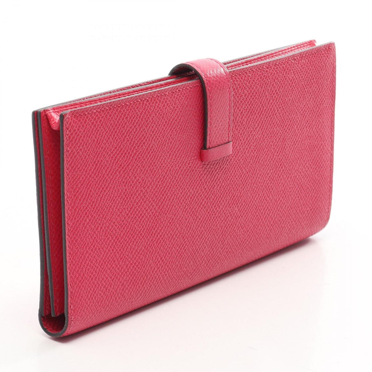 Hermes Bifold Wallet Bearn Soufflet Framboise — view 2