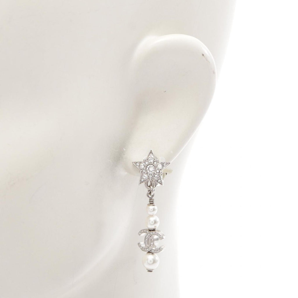 Chanel Earrings CC Logo Star Swing — view 4
