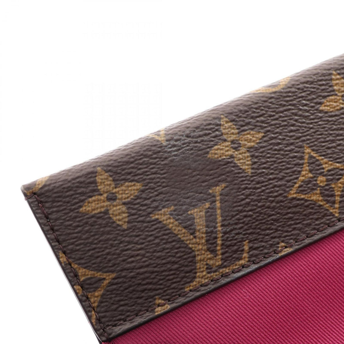 Louis Vuitton Handbag Cluny BB Monogram Rose 2-Way Fuchsia Leather — view 8