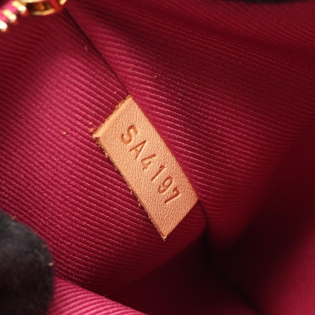 Louis Vuitton Handbag Cluny BB Monogram Rose 2-Way Fuchsia Leather — view 5