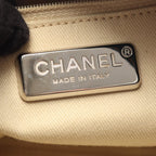 Chanel Tote Bag Line Denim Blue Yellow Chain — view 4
