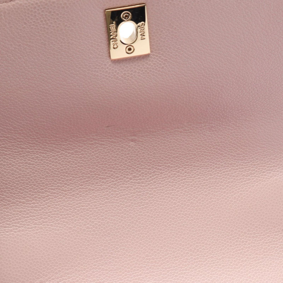 Chanel Shoulder Bag Mini Flap Quilted 2-Way Baby Pink Caviar Leather Business — view 6