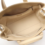 Dior Tote Bag Normandy Medium 2-Way Light Beige Leather — view 3
